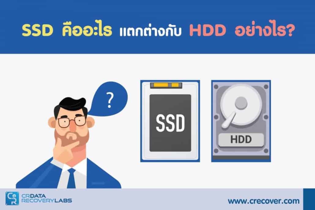 1. SSD คืออะไร แตกต่างกับ HDD อย่างไร